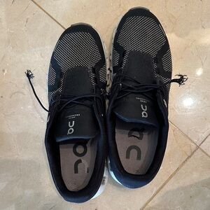 On Running Men's Black and White Sneakers